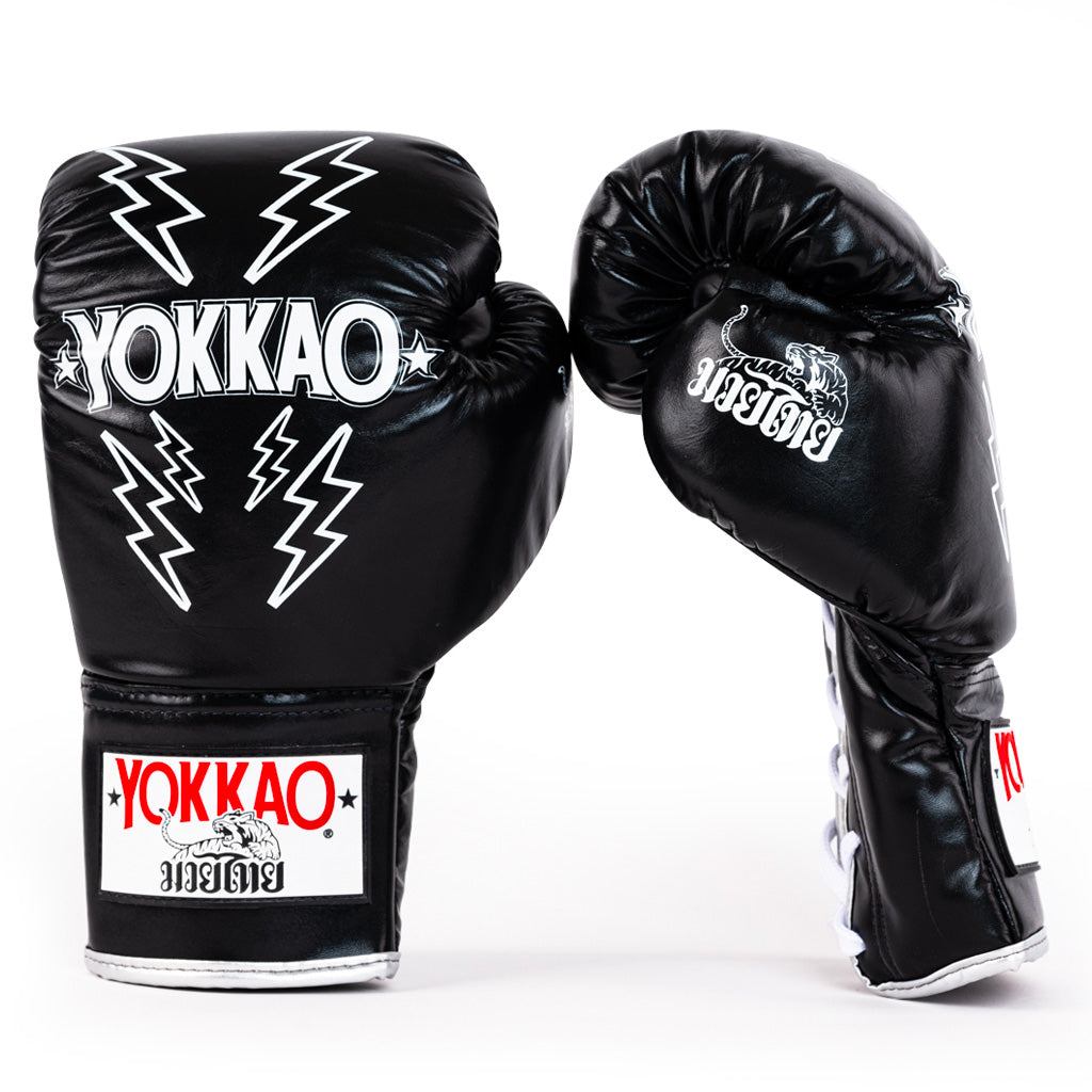 YOKKAO Stadium Lace Up Boxing Gloves | Muay Thai Combat