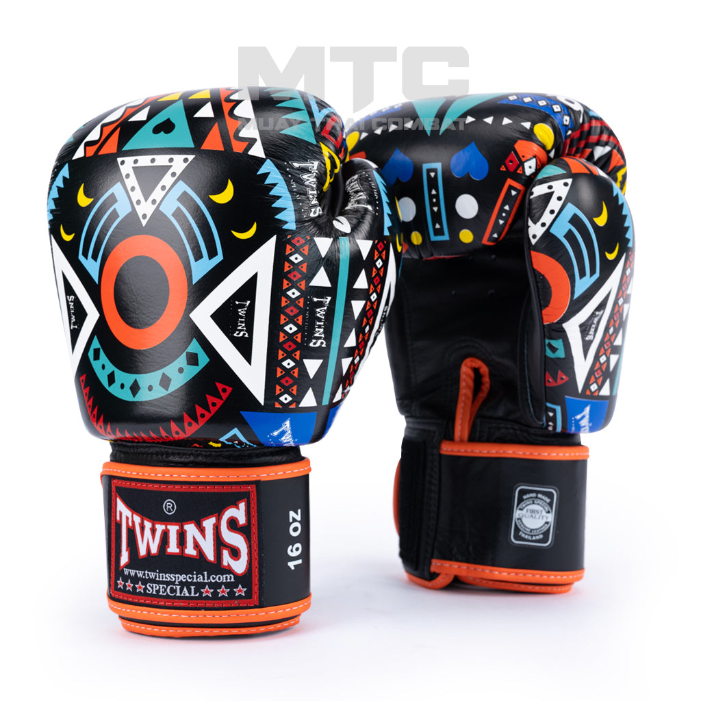 Twins Special Graphic Art Thai Boxing Gloves | Muay Thai Combat