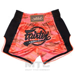 Fairtex Orange Camo Kick Boxing Shorts